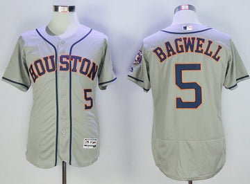 Jeff Bagwell Houston Astros grey jersey
