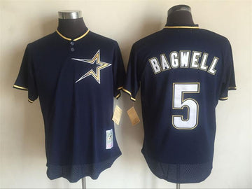 Jeff Bagwell Houston Astros navy Cooperstown jersey