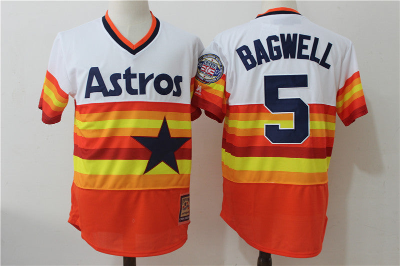 Jeff Bagwell Houston Astros orange Cooperstown jersey