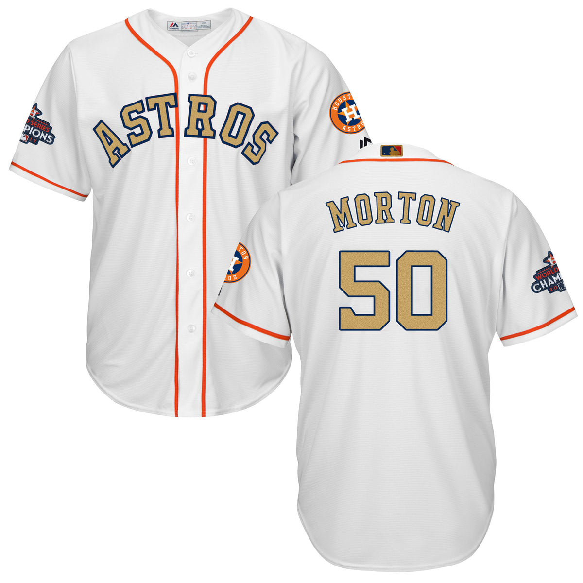 Charlie Morton Houston Astros white jersey