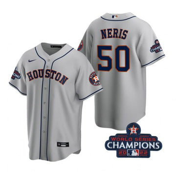 Hector Neris Houston Astros gray jersey