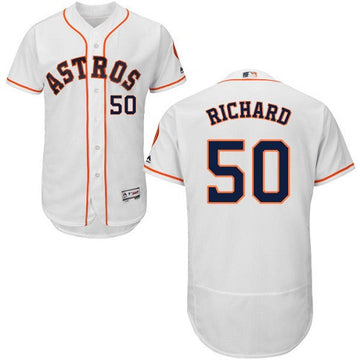 J.R. Richard Houston Astros white jersey