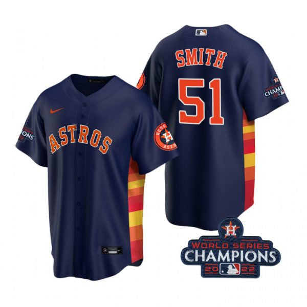 Will Smith Houston Astros navy jersey