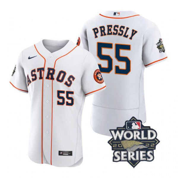 Ryan Pressly Houston Astros white jersey