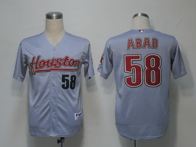 Abad Houston Astros grey jersey
