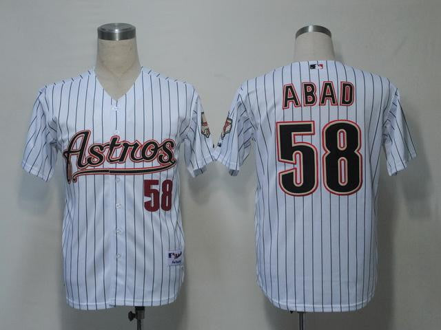 Abad Houston Astros white jersey