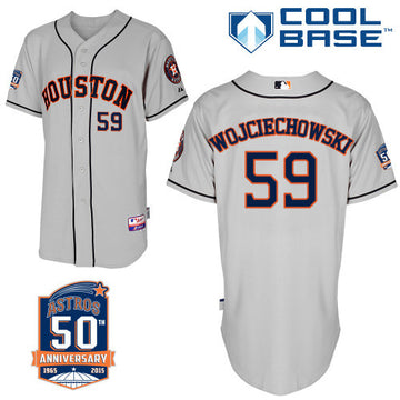 Wojcieechowski Houston Astros grey jersey