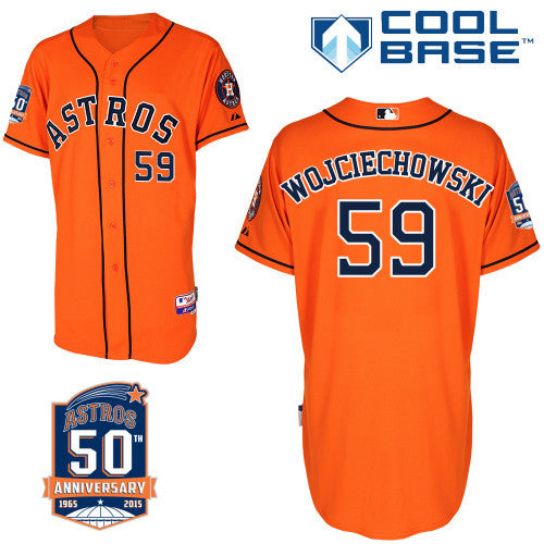 Wojcieechowski Houston Astros orange jersey