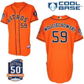 Wojcieechowski Houston Astros orange jersey