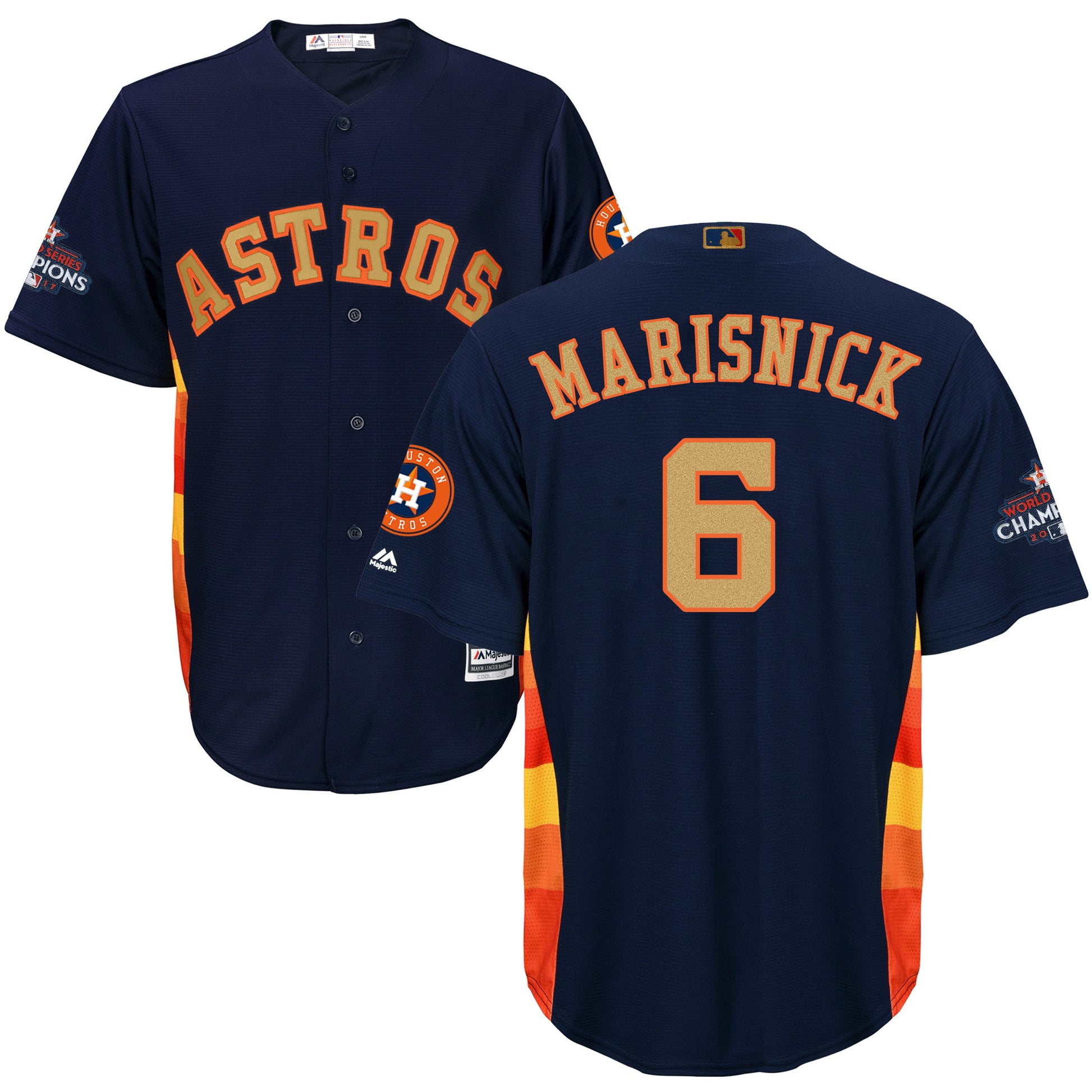 Jake Marisnick Houston Astros navy jersey