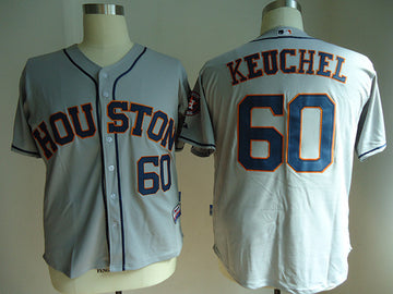 Dallas Keuchel Houston Astros grey jersey