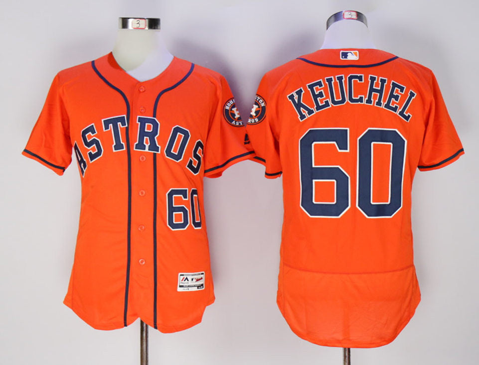 Dallas Keuchel Houston Astros orange jersey