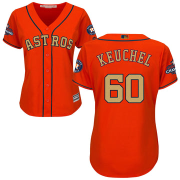 Dallas Keuchel Houston Astros orange jersey