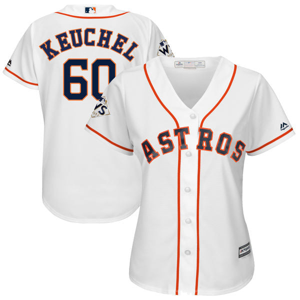 Dallas Keuchel Houston Astros white jersey
