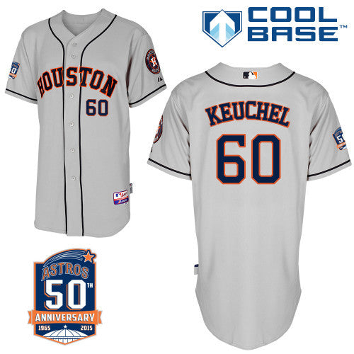 Keuchel Houston Astros grey jersey