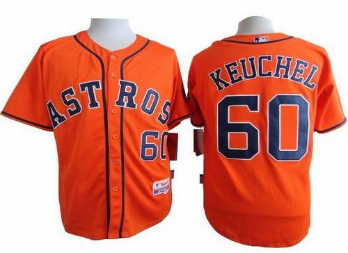 Keuchel Houston Astros orange jersey