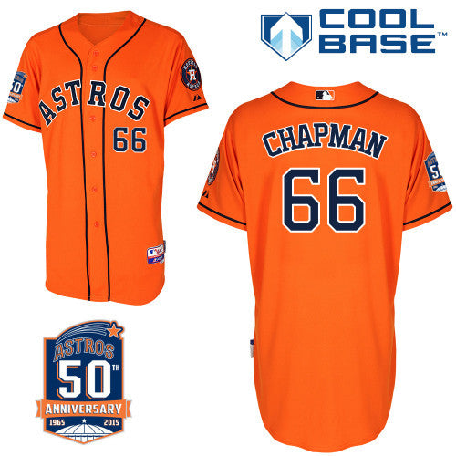 Chapman Houston Astros orange jersey