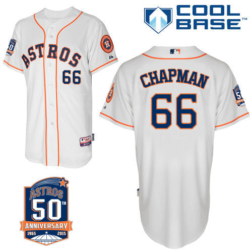 Chapman Houston Astros white jersey