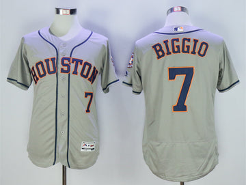 Craig Biggio Houston Astros grey jersey