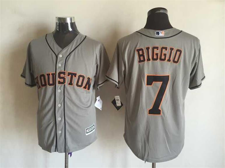 Craig Biggio Houston Astros grey jersey