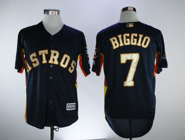 Craig Biggio Houston Astros navy jersey