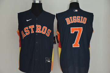 Craig Biggio Houston Astros navy jersey