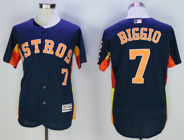 Craig Biggio Houston Astros navy jersey