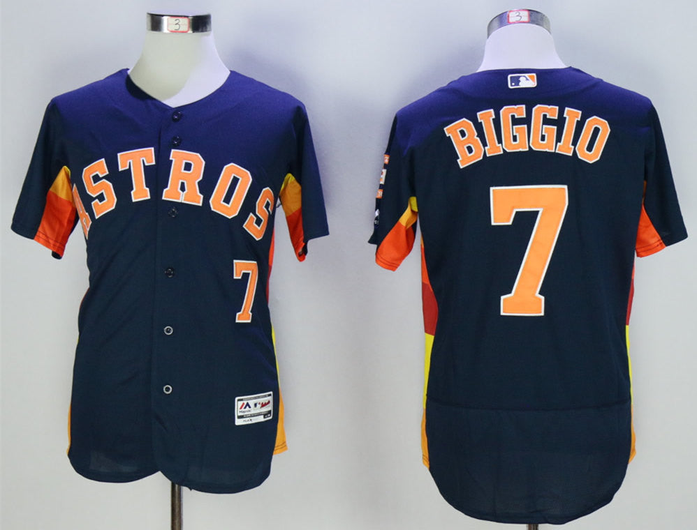 Craig Biggio Houston Astros navy jersey
