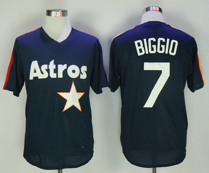 Craig Biggio Houston Astros navy jersey