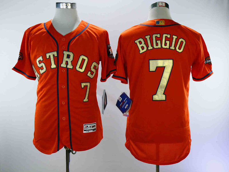 Craig Biggio Houston Astros orange jersey