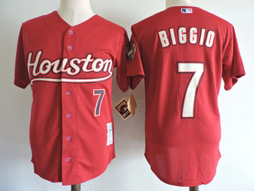 Craig Biggio Houston Astros red Cooperstown jersey