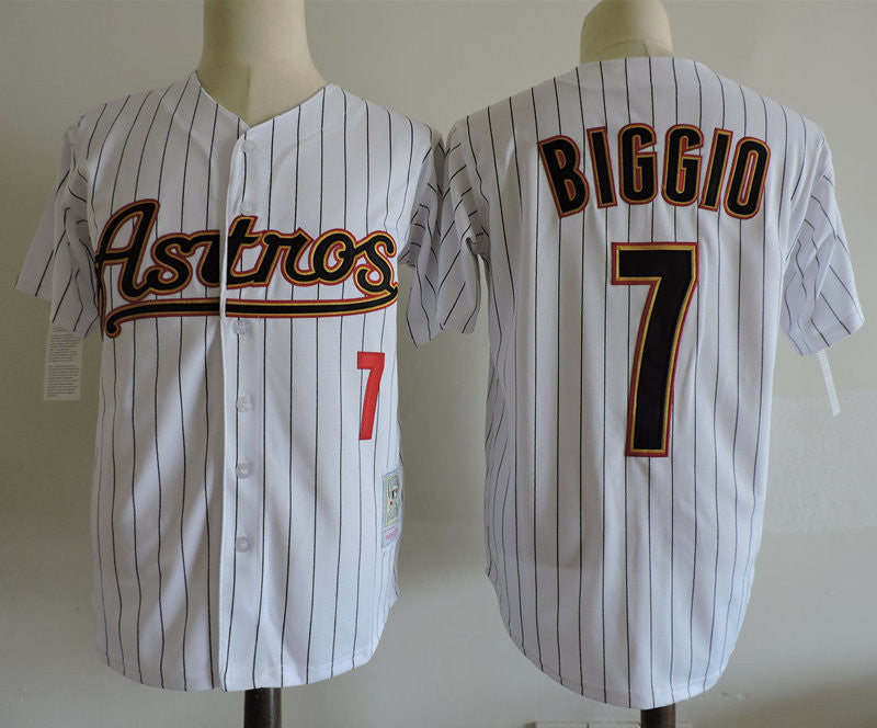 Craig Biggio Houston Astros white Cooperstown jersey