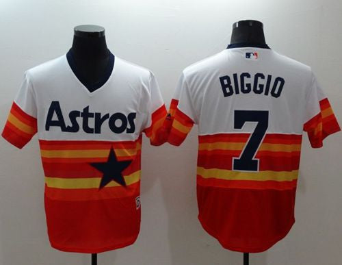 Craig Biggio Houston Astros white Authentic jersey