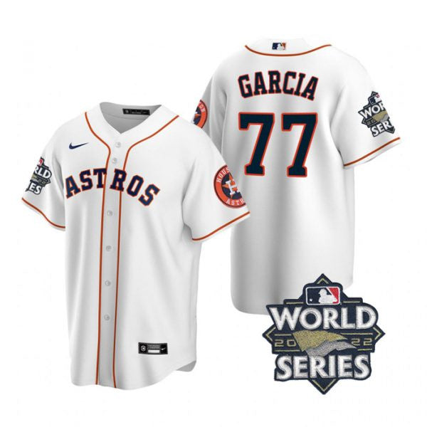 Luis Garcia Houston Astros white jersey