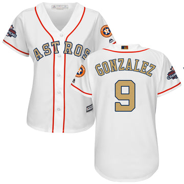 Marwin Gonzalez Houston Astros white jersey