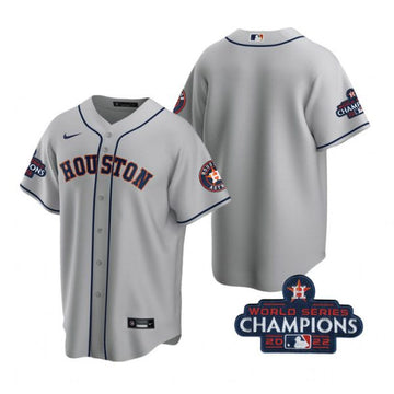 Custom Houston Astros gray jersey