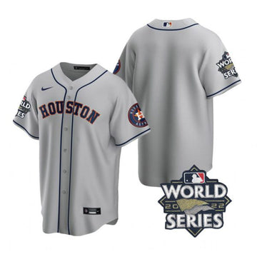 Custom Houston Astros gray jersey