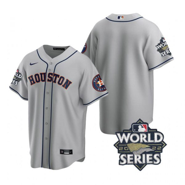 Custom Houston Astros gray jersey