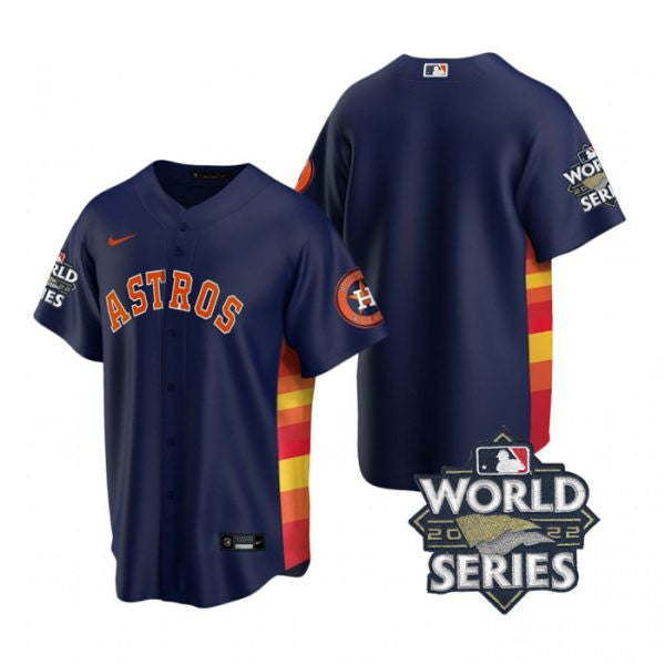 Custom Houston Astros navy jersey