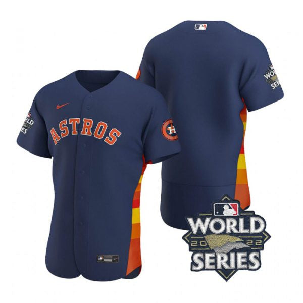 Custom Houston Astros navy jersey