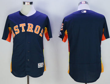 Custom Houston Astros navy jersey