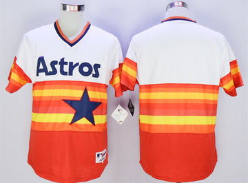 Custom Houston Astros orange Cooperstown jersey
