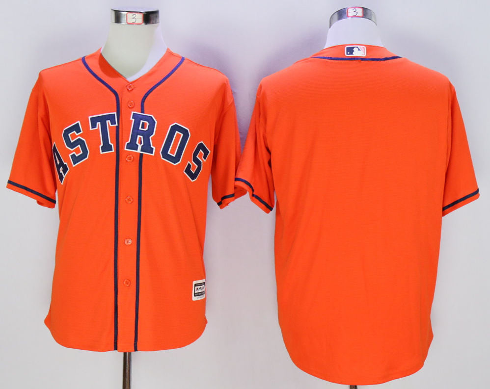 Custom Houston Astros orange jersey