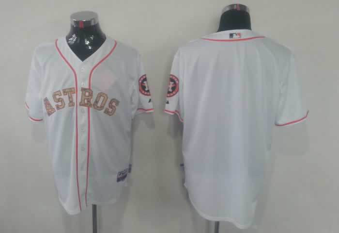 Blank White Houston Astros camo Camo jersey