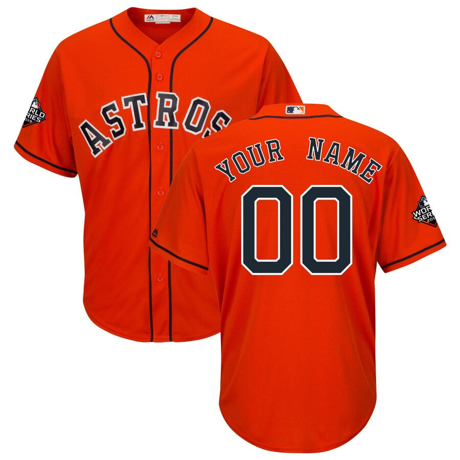 Custom Houston Astros orange jersey