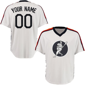Houston Astros white Throwback jersey