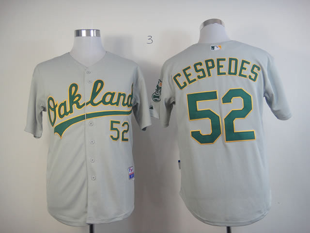 Atheltics Atheltics 52 Cespedes grey jersey