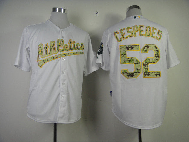 Atheltics Atheltics 52 Cespedes Usmc Road jersey