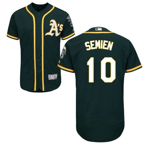 Marcus Semien Oakland Athletics green jersey
