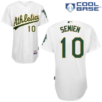 Semien Oakland Athletics white jersey